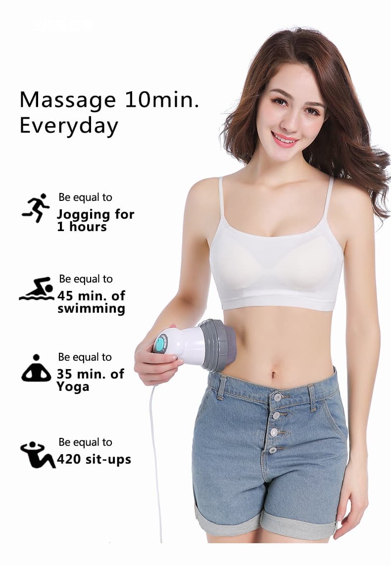 Electric Noiseless Vibration Kneading And Massage Roller Full Body Massager 7