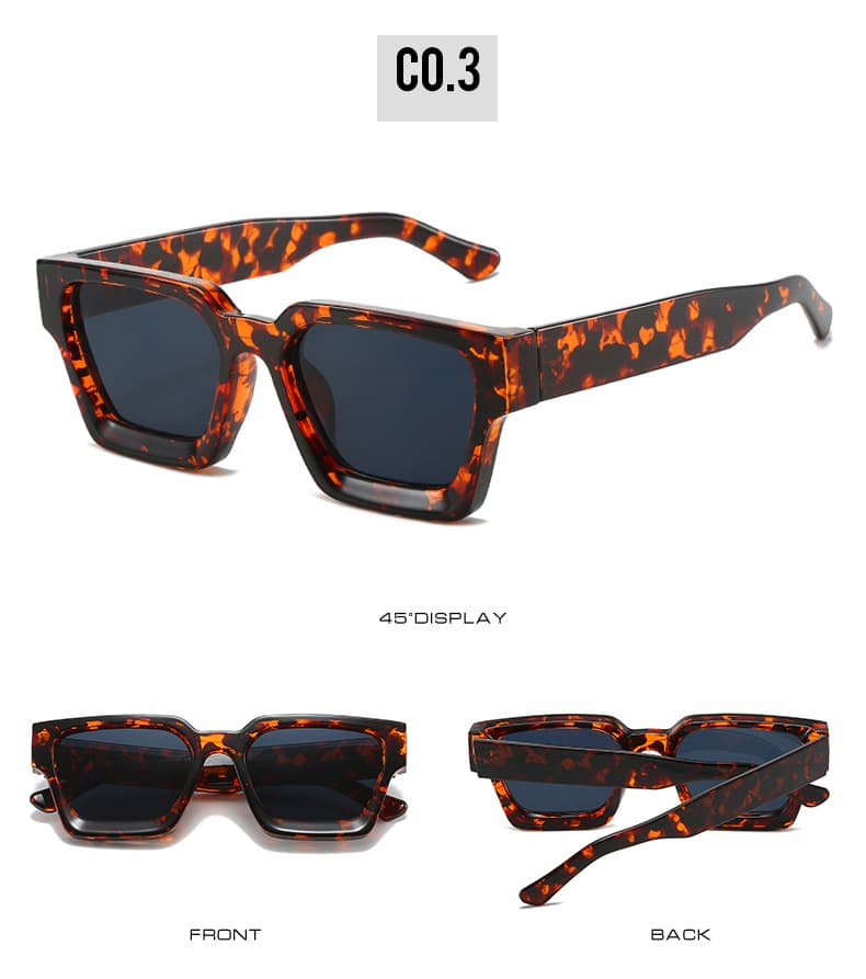 Minimalist And Versatile European And American Thick Frame Sunglasses 46