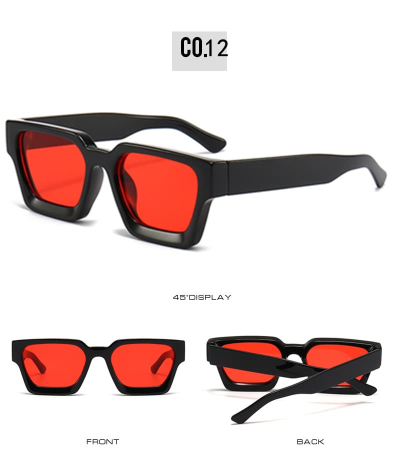 Minimalist And Versatile European And American Thick Frame Sunglasses 35
