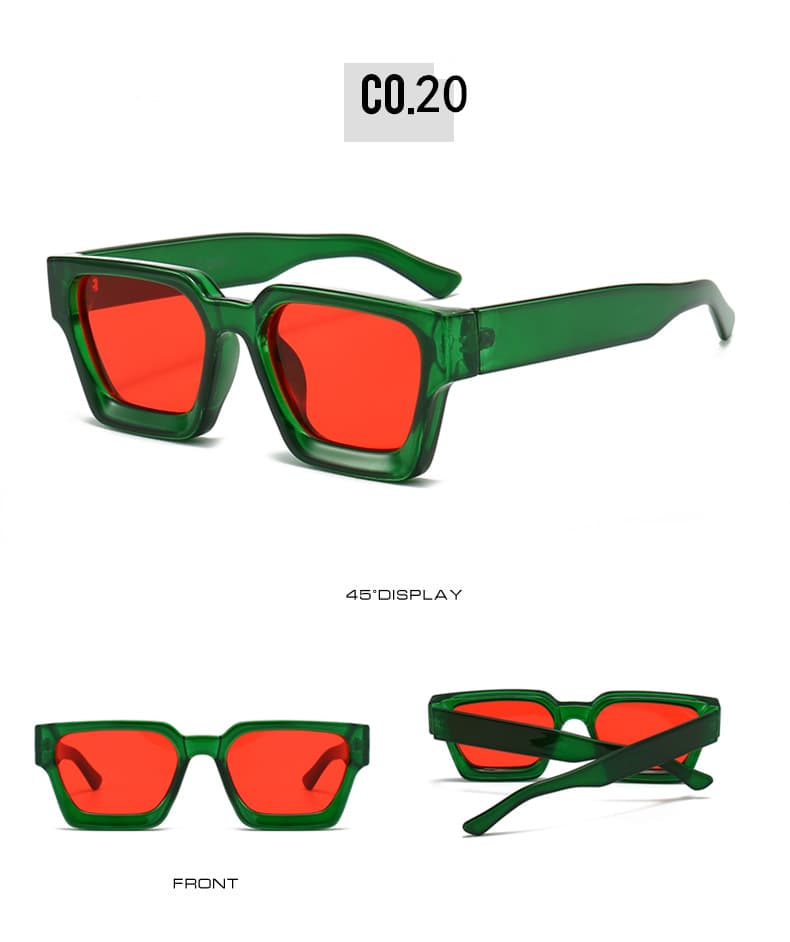 Minimalist And Versatile European And American Thick Frame Sunglasses 36