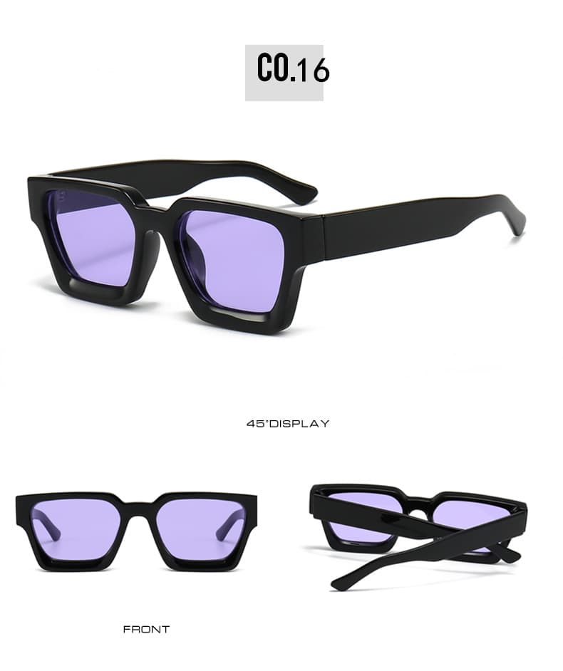 Minimalist And Versatile European And American Thick Frame Sunglasses 26