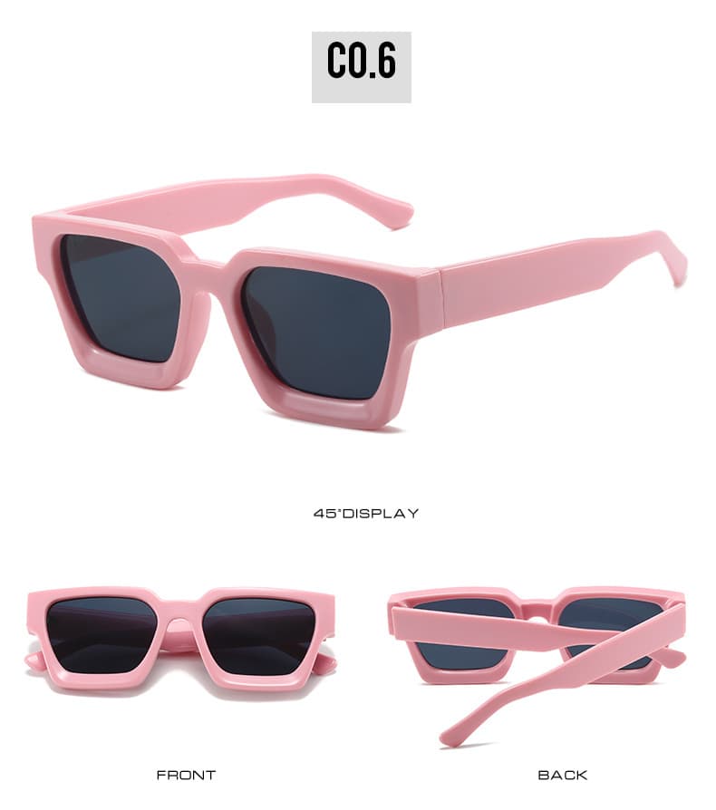 Minimalist And Versatile European And American Thick Frame Sunglasses 34
