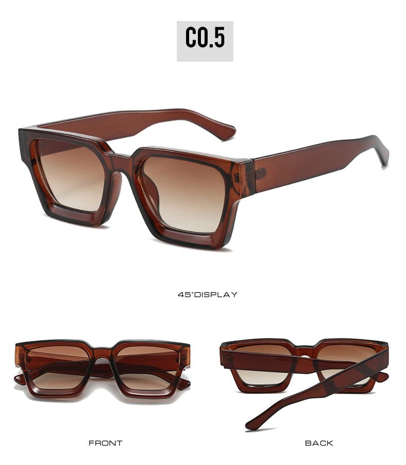 Minimalist And Versatile European And American Thick Frame Sunglasses 20