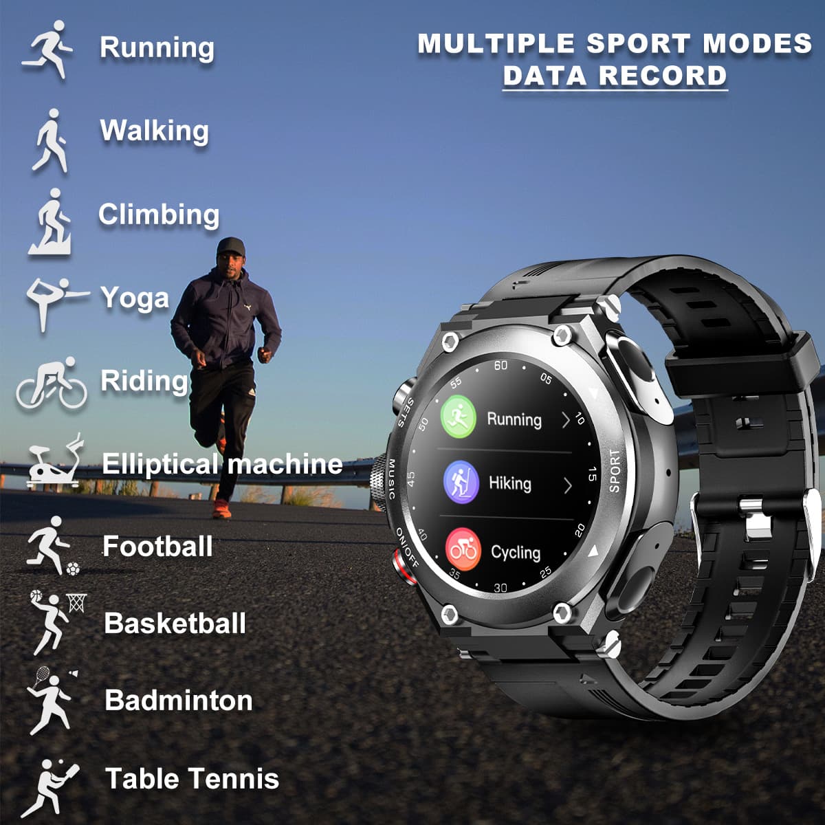 Smart Watch Bluetooth Headset Smart Sport Bracelet 10