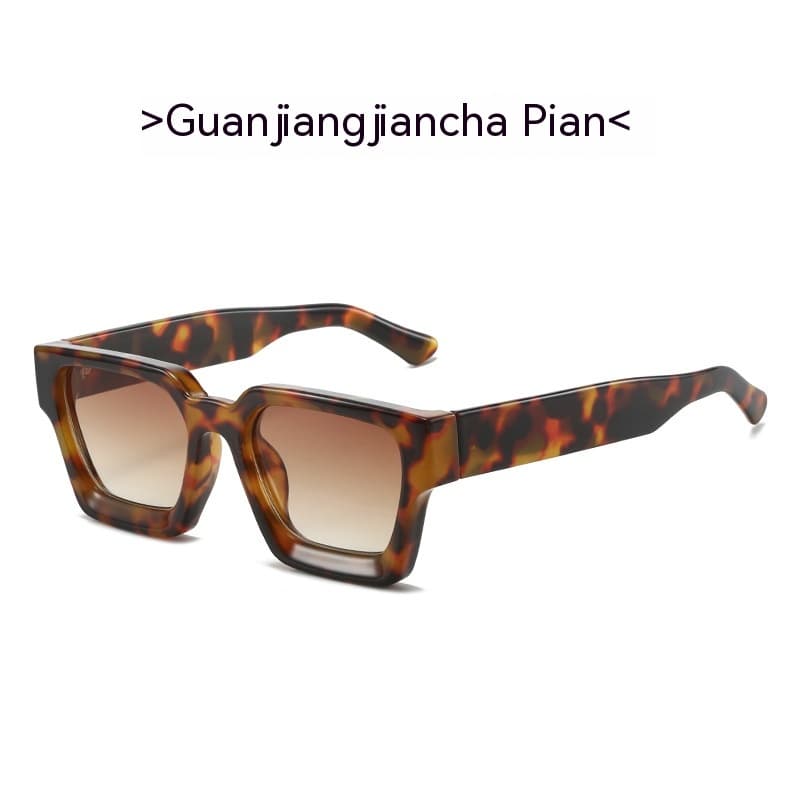 Minimalist And Versatile European And American Thick Frame Sunglasses 14