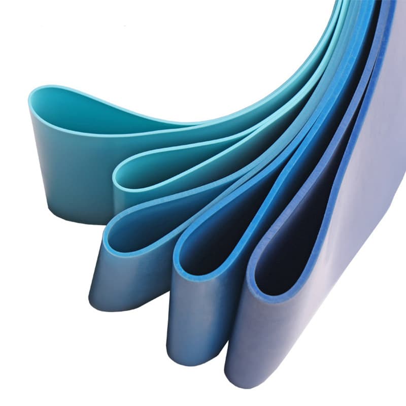 TPE Gradient Blue Yoga Squat Hip Resistance Band 6