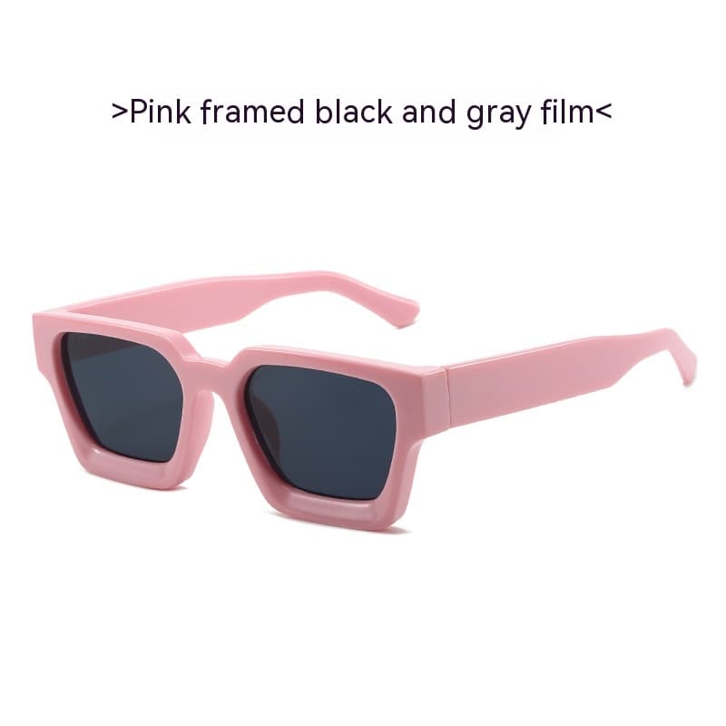 Minimalist And Versatile European And American Thick Frame Sunglasses 5