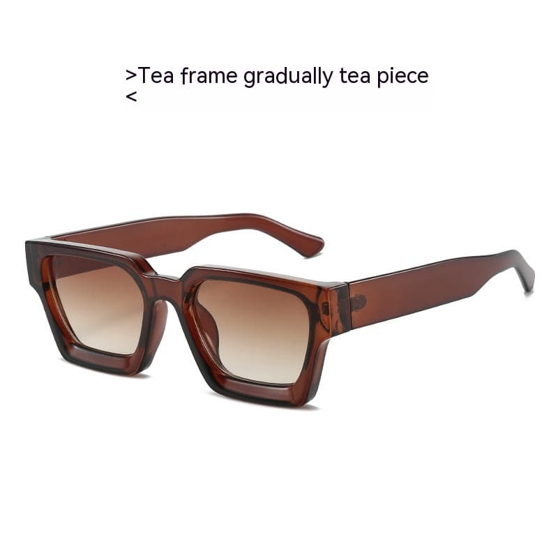 Minimalist And Versatile European And American Thick Frame Sunglasses 15